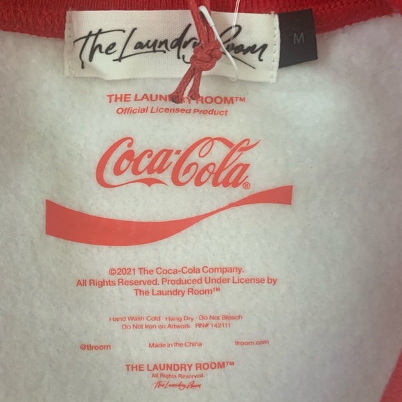 The Laundry Room Coca Cola American Downhill Ski Team Sweatshirt - Size M - NWT - Picture 10 of 11
